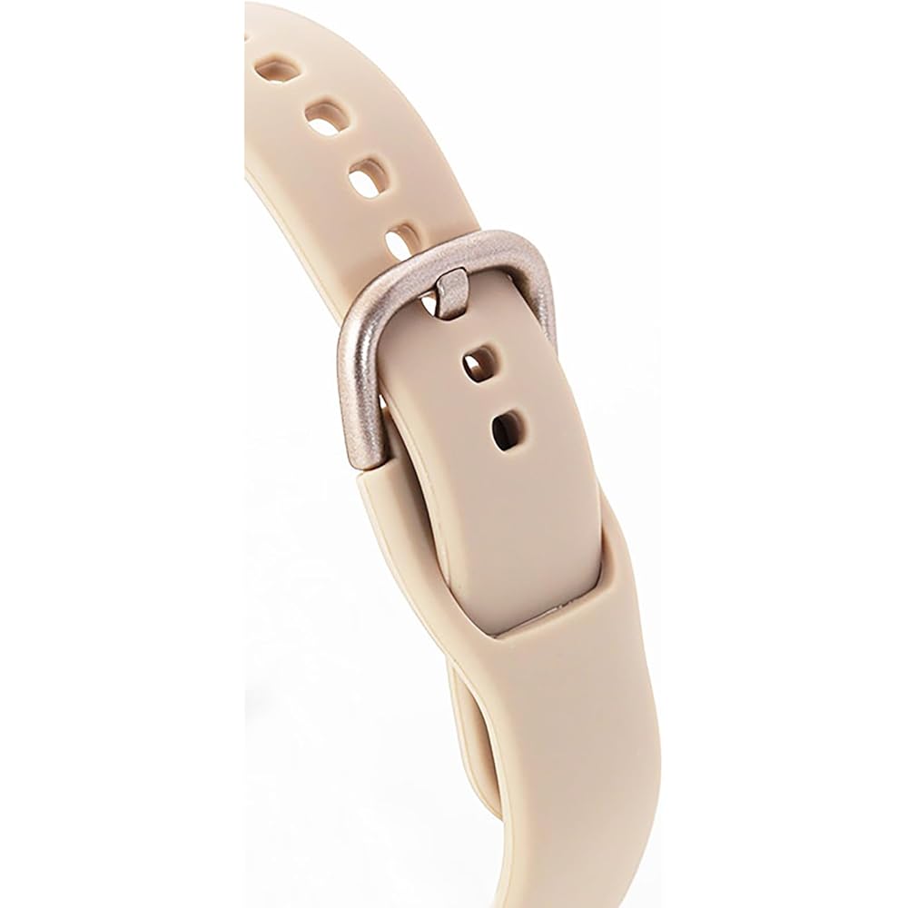 J-AXIS Rubber Strap Watch Pastel Gray Color Everyday Waterproof  CF2D0006