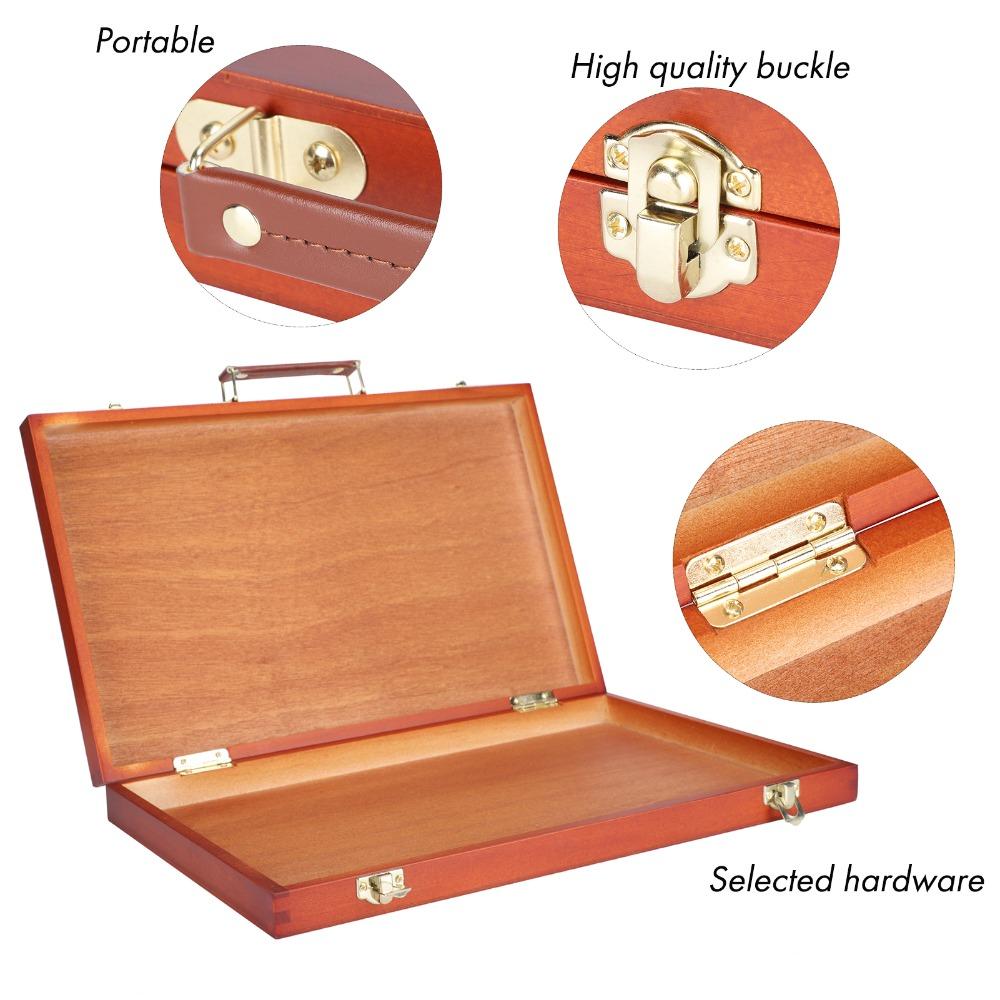 1pcs Multi-functional Design Portable Painting Box Artist Tool Storage Box Outdoor Sketching