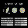 2Pcs 1W 2W 3W  G4 Back Pin Round Board LED Bulb DC 12V 24V  Lamp For Car Boat Home Spotlight Cabinet Lighting Replace Hologen