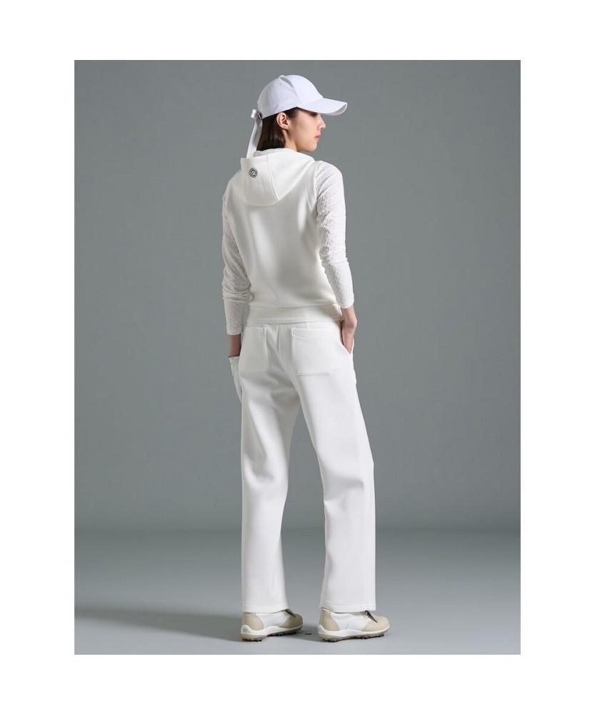 BEANPOLE GOLF Women'S Jersey Hooded Vest Ivory