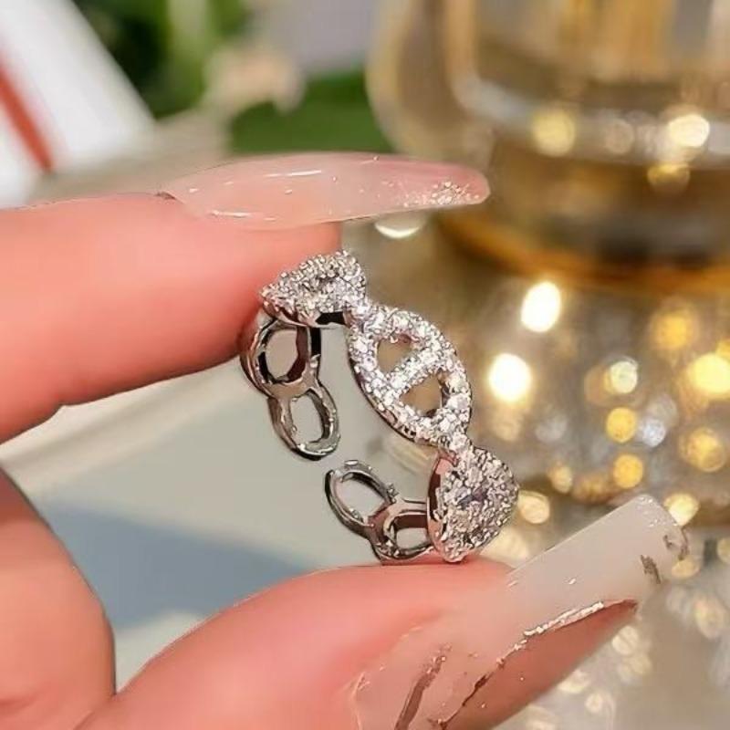 Meier Ring, heavy-duty ring, exquisite open ring, adjustable ring