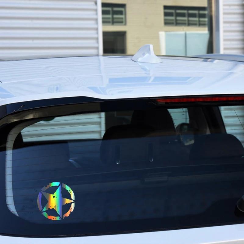 1pc Five-pointed Star Car Stickers for Window Fuel Tank Racing Body Fender Motorcycle Helmet Decoration Pentagram Army Decals