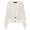 MO&Co. Women's V-Neck Short Knit Cardigan