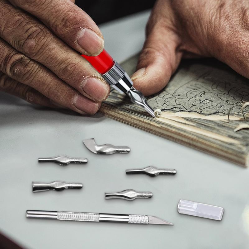 Stempelschnitzset Linoleumblöcke für den Druck Stempelkissen für Gummistempel Blockdruckset Druckset Gummiblock