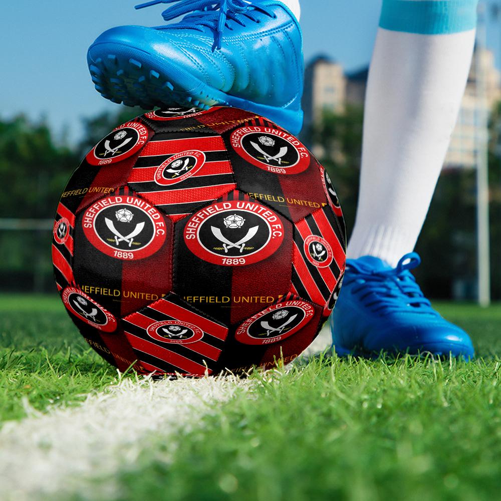 Global Football Club Sheff Size 5 Soccer Balls, Anti-Slip, Protective Football, Outdoor Sport, a Unique Gift Suitable for Him/her, Birthdays