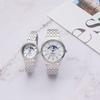 Poce Milano Women's Sun & Moon Metal Couple Watch FM7602,Korean popular watches
