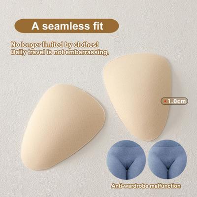1Pc/2Pcs Camel Toe Concealer Women's Traceless Invisible Camel Toe Underwear Cover Seamless Butt Lifter Pad for Bikini Yoga Pants Shorts Accessories