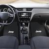 For Jeep Renegade Wrangler JL Cherokee Compass Car Floor Mat,Front & Rear Automotive Carpet Floor Mats Auto Interior Accessories