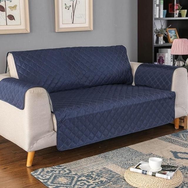 Solid Color Sofa Cover Armchair Mat Protector for Sofas Dog Pet And Kids Washable Removable Slipcovers 1/2/3 Seat
