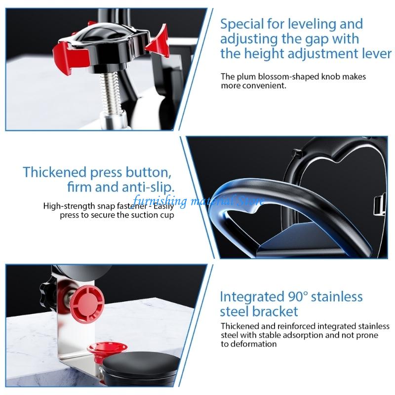 Y5GD Secure Not Slip Rubber Grip Suction Cup for Wet Areas Like Shower & Kitchen