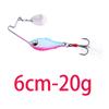4g 8g 10g 15g 20g Fishing Lures Wobble Rotating Metal Vib Vibration Bait Fishing  Artificial Hard Baits Spinner Spoon Lure Pesca