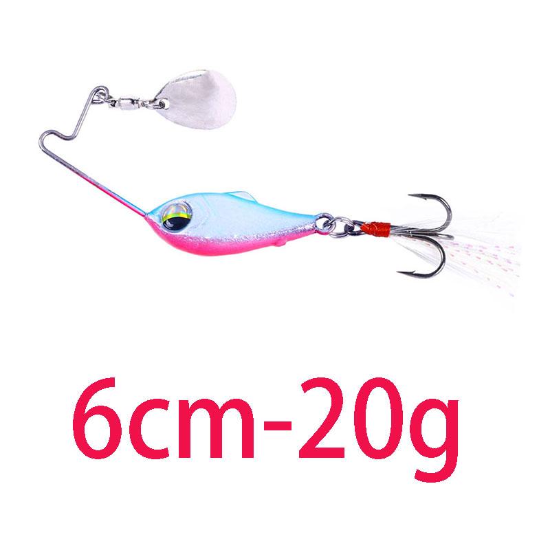 4g 8g 10g 15g 20g Fishing Lures Wobble Rotating Metal Vib Vibration Bait Fishing  Artificial Hard Baits Spinner Spoon Lure Pesca