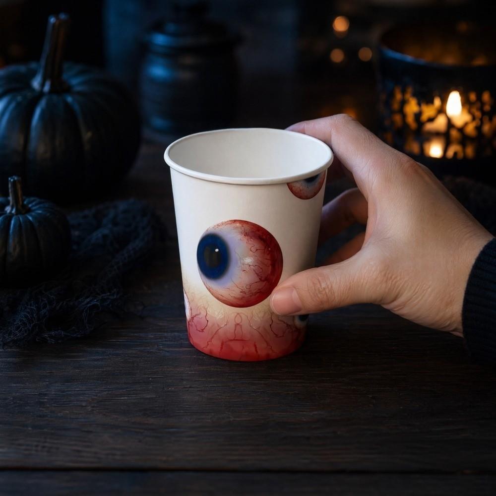 Plates Eyeballs Disposable Tableware Napkin Halloween Party Dinnerware  Party Accessories