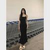 2025 Summer Fishtail Suspender Dress - Sleeveless, Backless, Pure Temperament