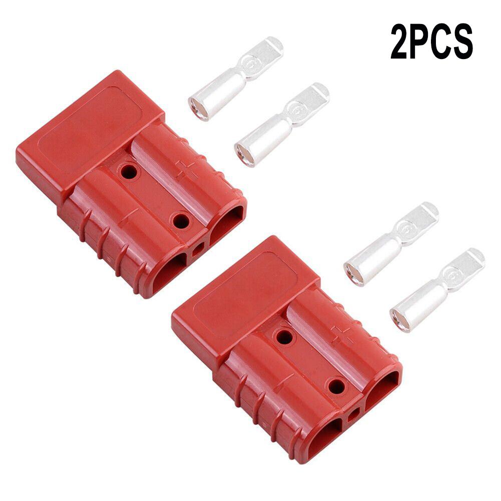 2x Battery Plugs Plug 4x Plated Copper Terminals Battery Plugs High Quality