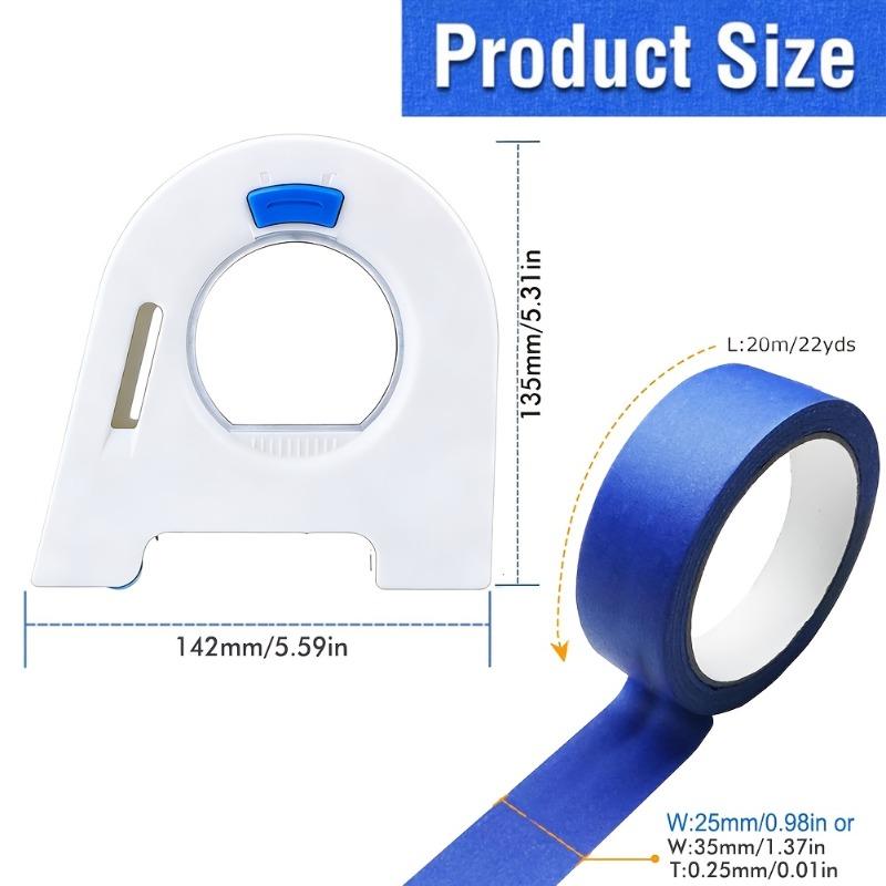 Heavy-Duty Tape Dispenser – Durable PVC Construction for Crafts, Renovation, Classroom Desk & Wall Painting Projects
