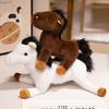 Stuffed Animal Simulation Horse Plush Toys Simulation Horse Horned Sheep Plush Toys  Birthday Gift
