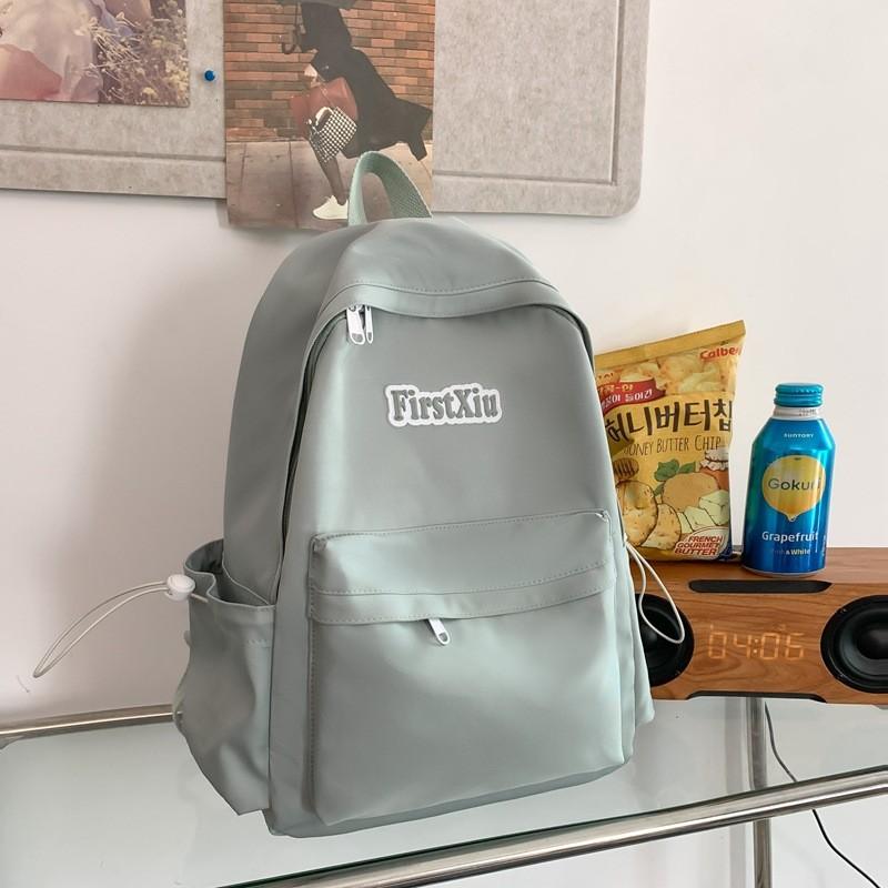 Pattern Youth Letter Fashion Backpack With Laptop Pocket For Commuting Daily