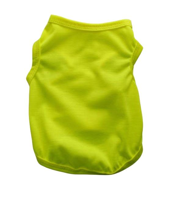 Custom Logo OEM ODM Solid Colors Polyester T-Shirt for Dogs and Cats Low MOQ Factory Price for All Seasons Pet Clothes