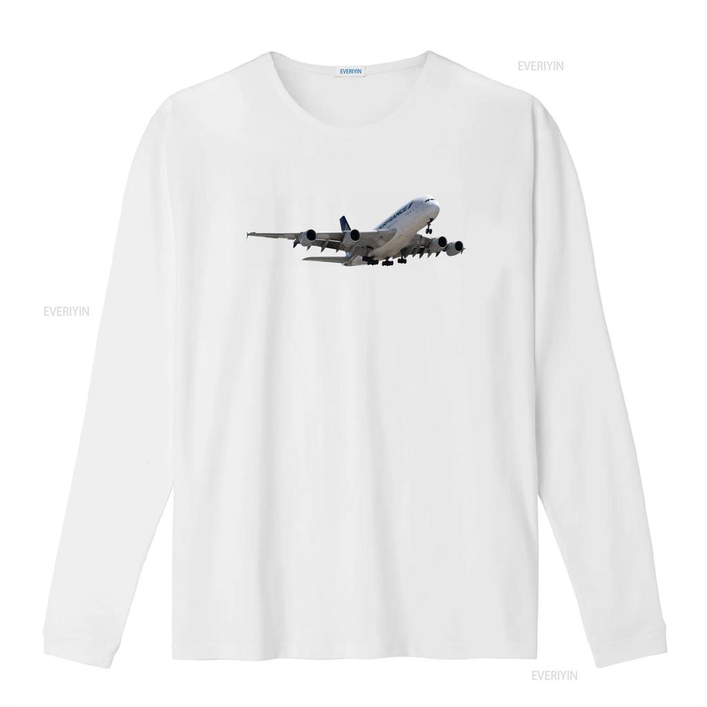 Air France Airbus A380 Flugzeug T-Shirt für S M L XL XXL vintage gewaschen atmungsaktiv homme Unisex Designer Kleidung