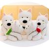 White Highland West Terrier Avocado Backpack Plush Toy Dog Doll Gift Kids