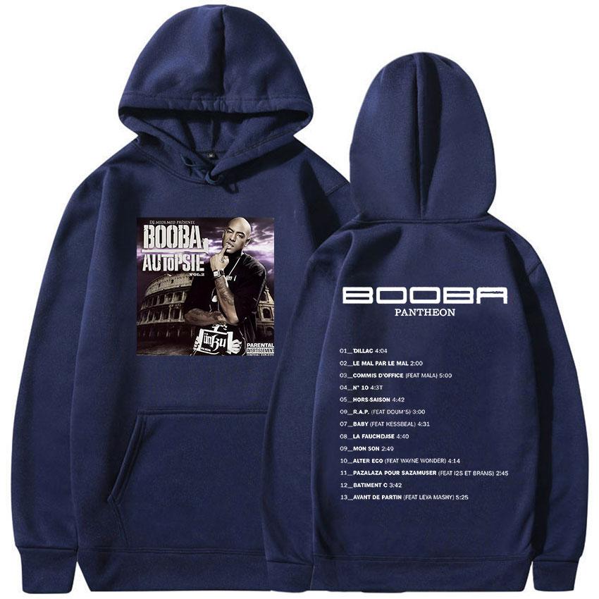 Rapper Booba Ouestside Album Pullovers Hoodies Men'S Vintage Gothic Oversizsweatshirts Man Hip Hop Punk Clothing Hoodie