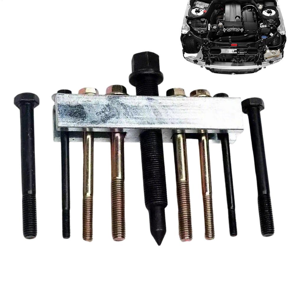 Pulley Removal Tool Non-Slip Adjustable Hand Tools Crankshaft Pulley Puller Remover Kit For Automotive Truck Sedan Pickup SUV AC