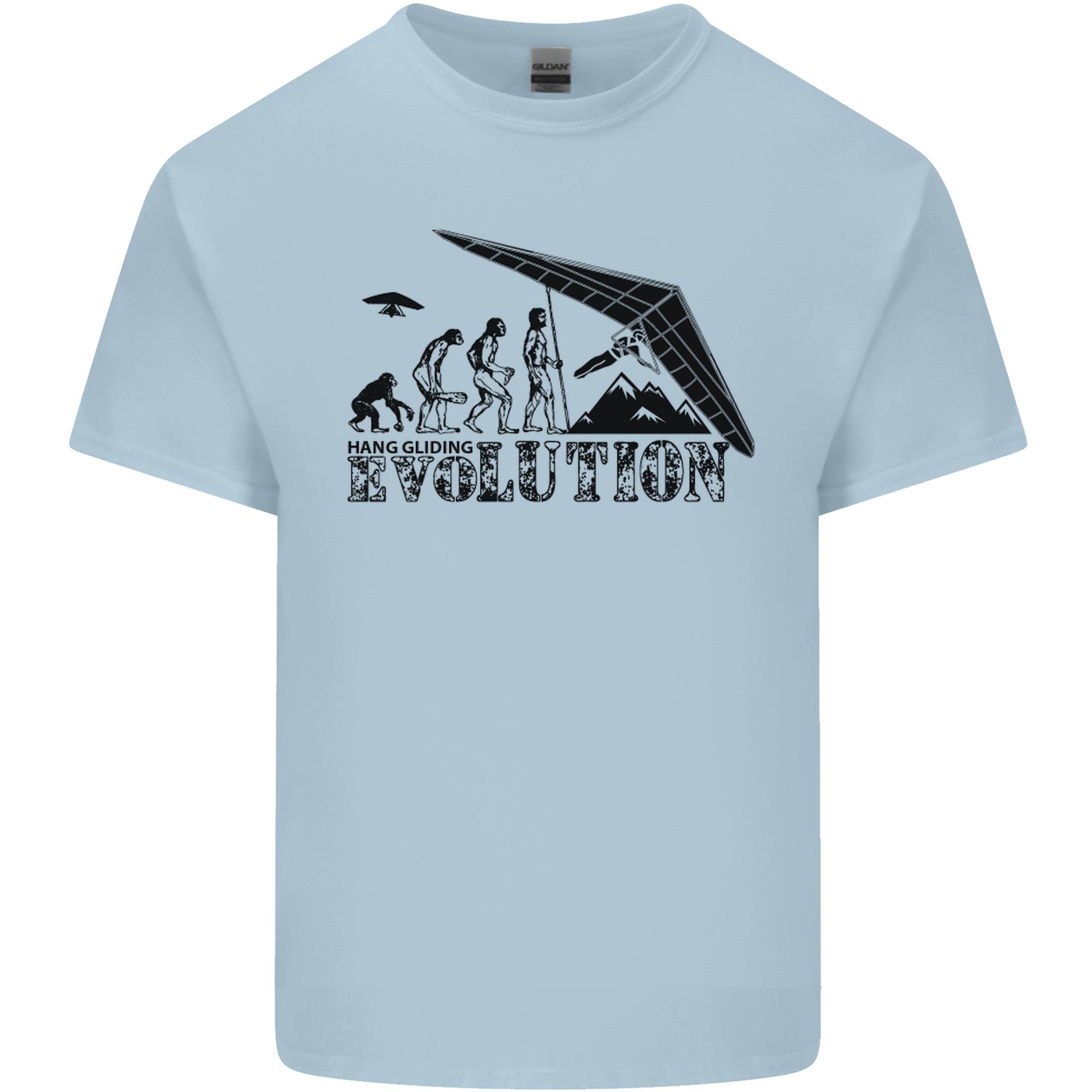 Hang Gliding Evolution Funny Hang Glider Unisexs Light Cotton Tshirt S