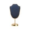 Metal Base Mini Jewelry Display Stand Velvet Jewelry Storage Display Rack  for Home Jewelry Storage