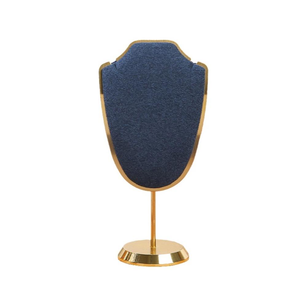 Metal Base Mini Jewelry Display Stand Velvet Jewelry Storage Display Rack  Counter Display S