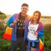 Free Dad Hugs Lgbtq Pride T-shirt Queer and Trans Ally P Flag Parent Graphic T Shirts Woman Man Casual Cotton Short-sleev