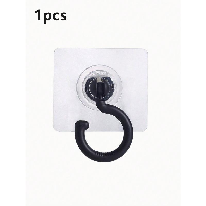 Rotatable Ceiling Adhesive Hooks - Easy Install, No Drill, Sticky Hanger For Hanging Plants, Lanterns, Wind Chimes