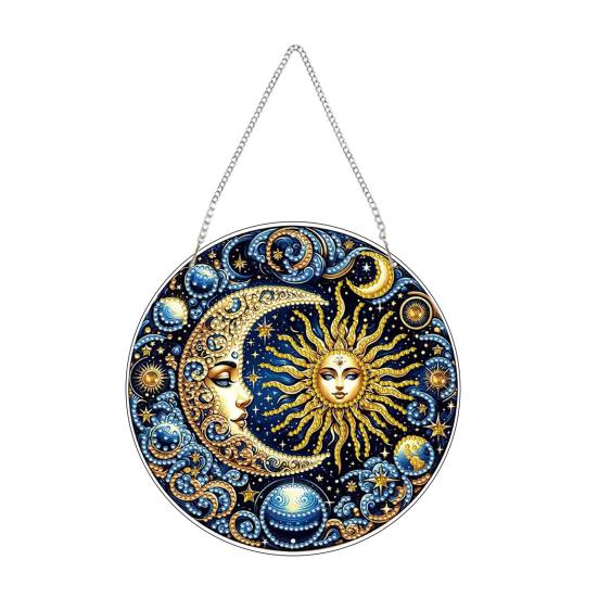 Relaxing Craft Project Colorful Pendant Necklace Acrylic 1 Pc
