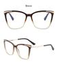 New Overszied Square Myopia Glasses Women Men Computer Phone Gaming Blocking Blue Light Prescription Eyeglasses Gradient Frame
