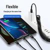 6A Super Fast Charging Retractable 3-in-1 Car Cable
