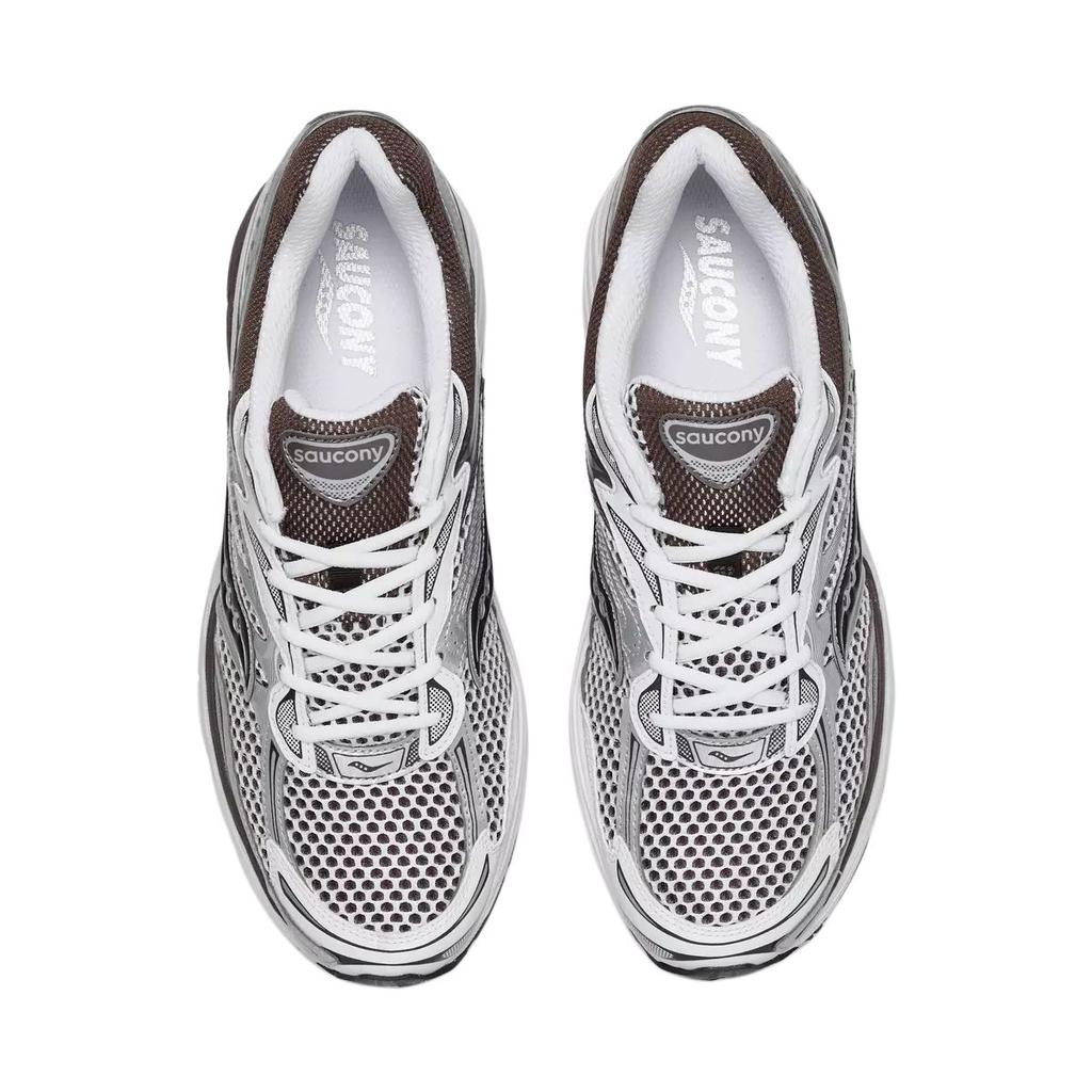 Saucony Progrid Omni 9 White Brown Men Sneakers S70739-57