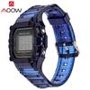 Resin Strap Bezel for Casio G-SHOCK DW-5600 GW-M5610 5600 GLS-5600 Men Transparent TPU Replace Watch Band Protective Case Kit