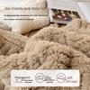 Warm Lambswool Winter Blanket - Double-Sided Shawl for Office, Sofa, or Nap Time