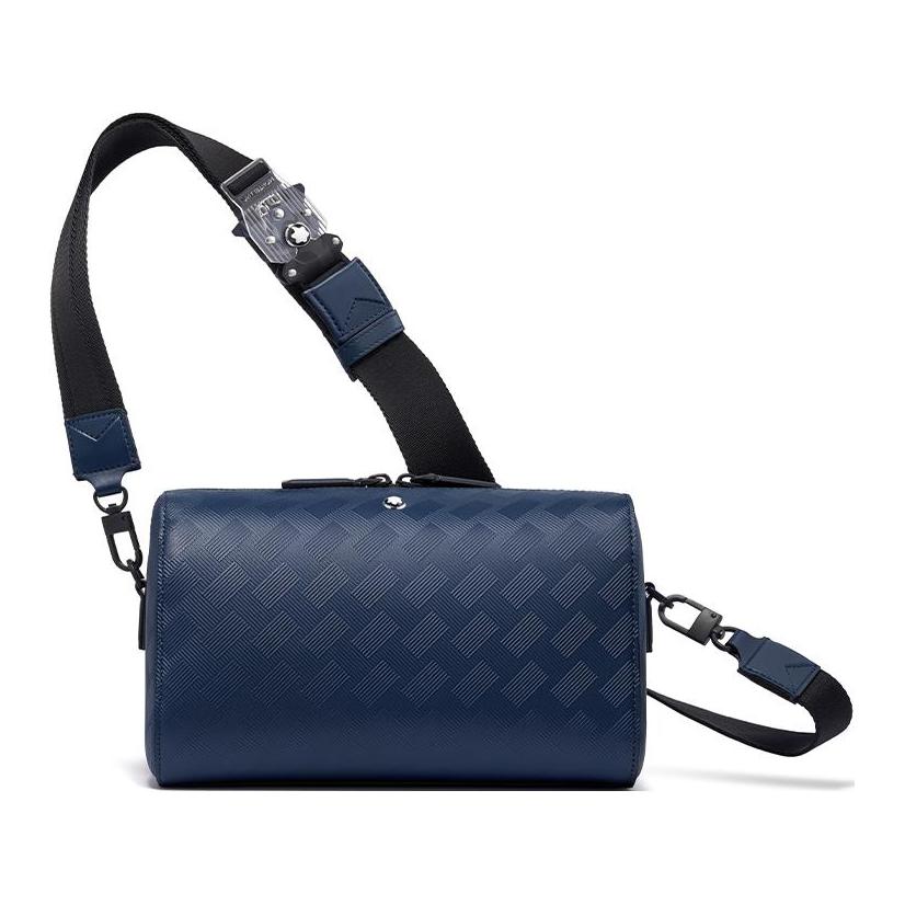 

Montblanc Style 3.0 Series Detachable Adjustable Shoulder Strap Leather Messenger Bag Women Shoulder Bag Ink-Blue 198725 Basic Set (Bag+Dust Bag)