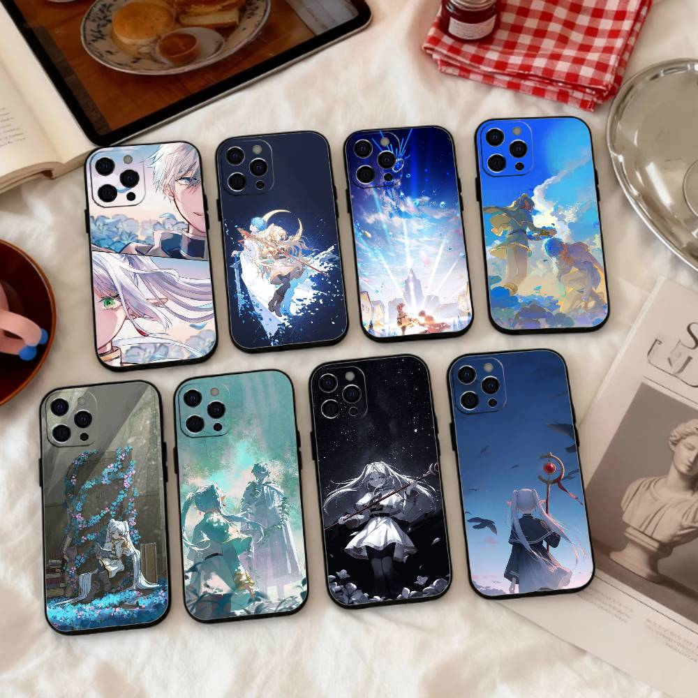 Cartoon Frieren Sousou No Frieren Phone Case Silicone Soft For IPhone 17 16 15 14 13 12 11 X XR Plus Pro Max Plus
