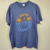 Dave Matthews Band Sommertour 2023 Doppelseitiges Konzert T-Shirt Groß Vintage Leicht Homme Mode