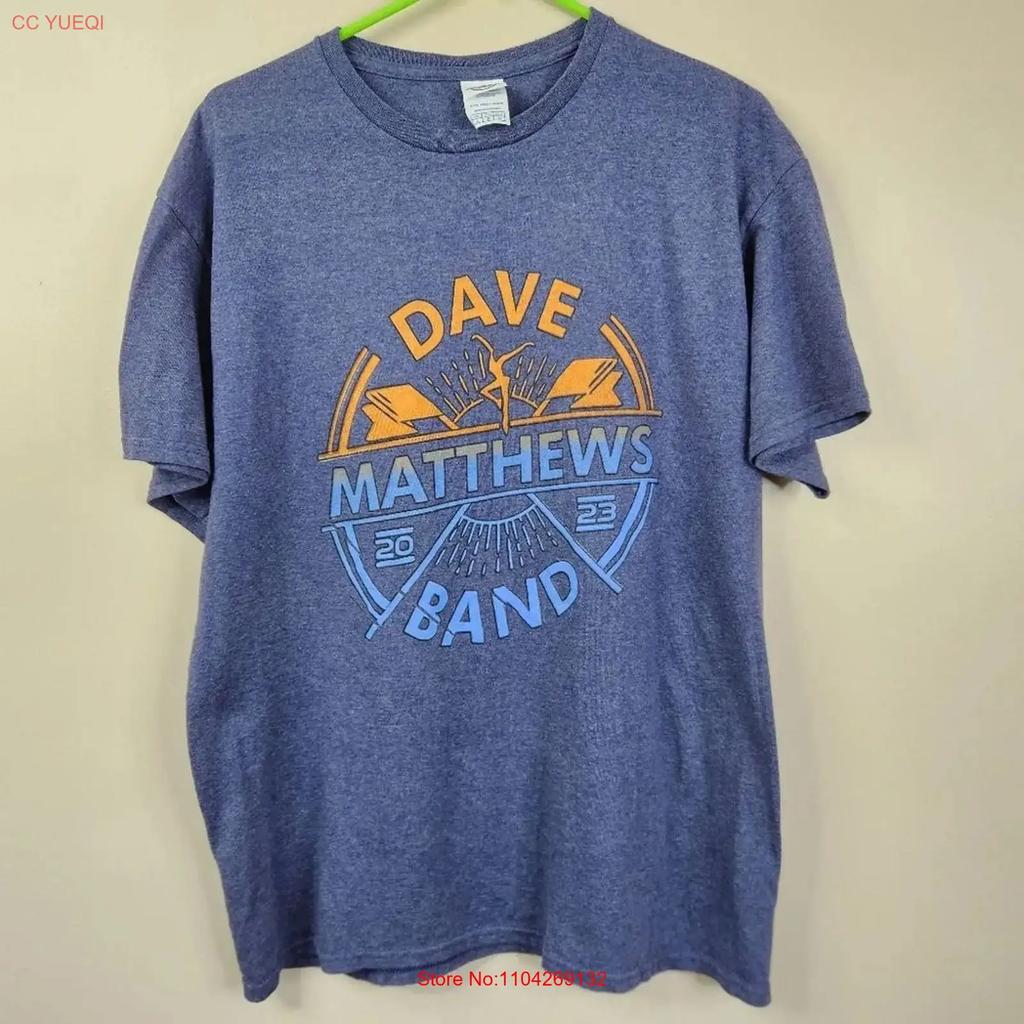Dave Matthews Band Sommertour 2023 Doppelseitiges Konzert T-Shirt Groß Vintage Leicht Homme Mode