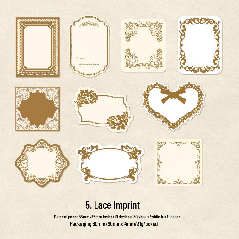 Twilight Relief Memo Pad: Mountain and Field Collection - 30 Artistic DIY Sheets, 8 Retro Designs