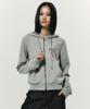Nyxx Letter N Hood Zip-Up Gray