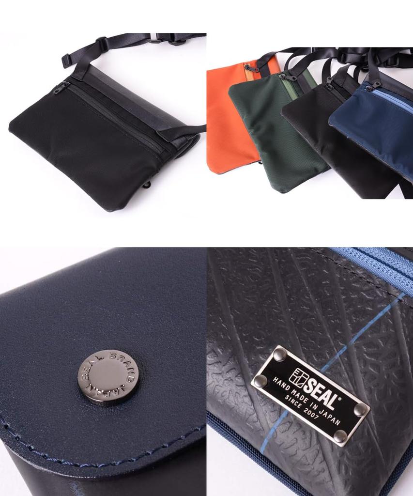 SEAL Travel Sacoche Wallet Shoulder Bag Sacoche Bag Waterproof Small Travel Leather Genuine Leather Wallet Mini Shoulder Bag Men's PS-169NV