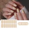 Adesivi per unghie in pellicola, Adesivi per unghie a colori solidi impermeabili, Nuovi adesivi per nail art a copertura totale
