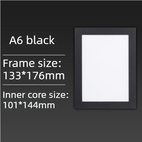 Magnetic Poster Display Frame A1 A1 A6 Self Adhesive Photo Wall Sticker Frame for Photos Certificate Picture Frames