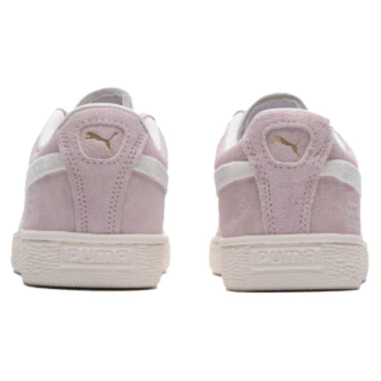 New PUMA Suede Abrasion Resistant Low Top Skateboard Shoes Unisex Pink 400807-01