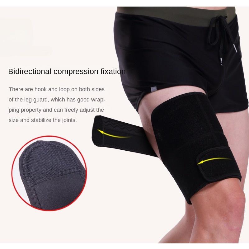 Thigh Muscle Strain Inner Strap Sheath Protective Belt Sports Basketball Knee Pads Knee Pads Men's Protective Gear Warm Cover