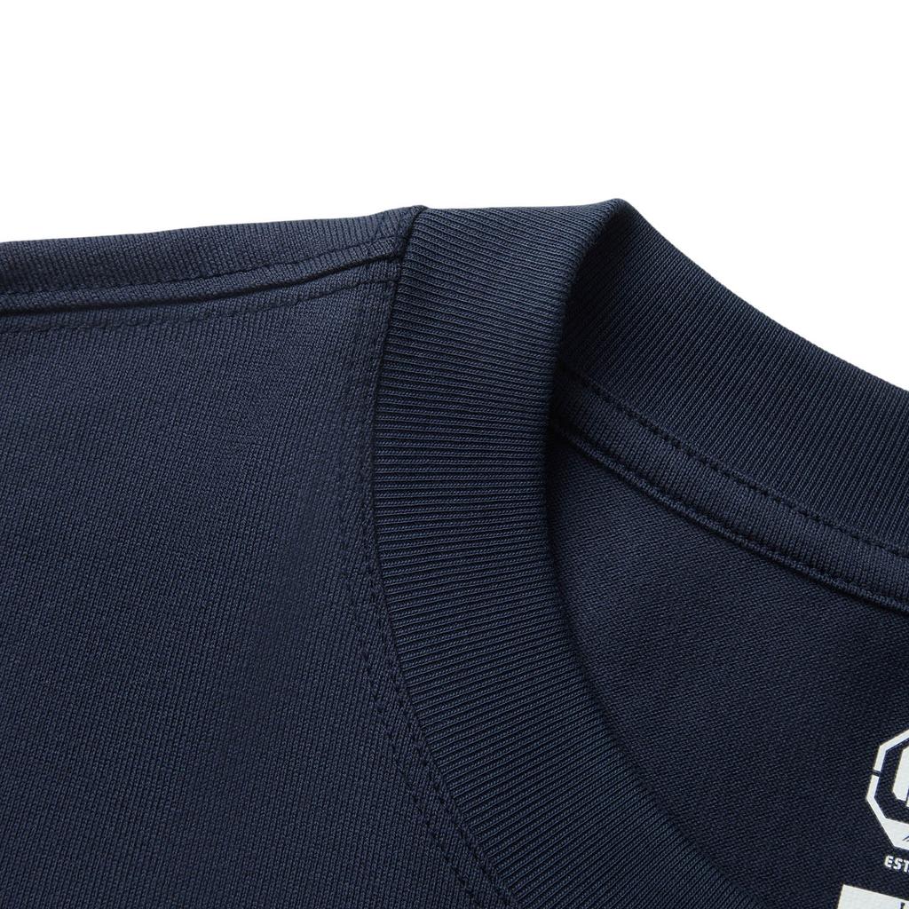 Li Ning Basketball Series Anti-Five Comfortable Casual Simple Versatile Round Neck Drop Shoulder Loose Breathable Short Sleeve T-Shirt AHSV027-8